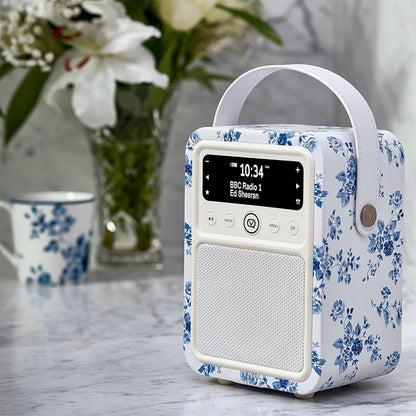 VQ Monty DAB+ Digital FM Radio/Bluetooth Speaker Laura Ashley (China Rose)