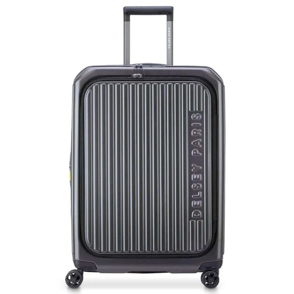 Delsey Securtime Zip 66 cm Top Opening 4-Wheel Expandable Suitcase - Anthracite