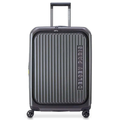 Delsey Securtime Zip 66 cm Top Opening 4-Wheel Expandable Suitcase - Anthracite