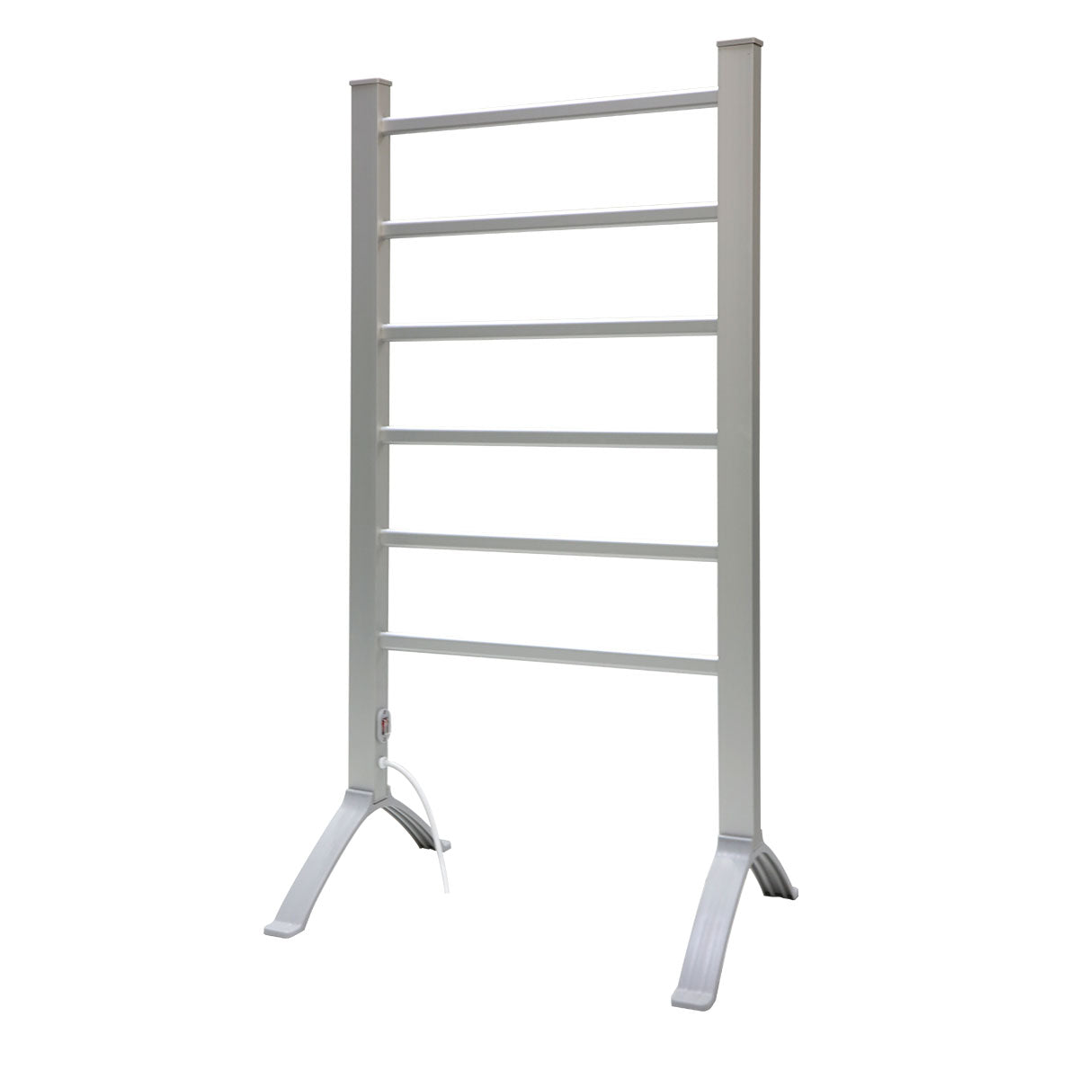 Pronti 100W Electric Heated Wall Mounted Towel Rack (Silver)