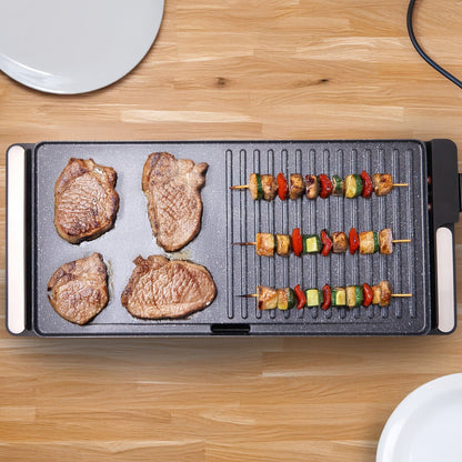 Westinghouse Non-Stick Electric Grill 2200W 652x261x68mm Black