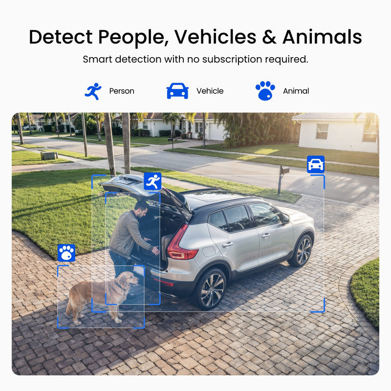 Reolink Go PT S Lite 4G LTE 360° Pan-Tilt & Auto Tacking Security Camera + Solar Panel
