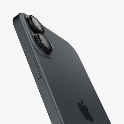 Spigen Apple iPhone 17 EZ Fit GLAS.tR Optik Pro 2PCS Camera Lens Protector - Black