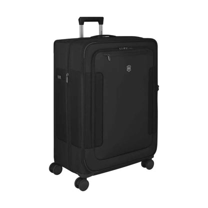 Victorinox 7.0 Werks Traveller Expandable Softside Suitcase Luggage L Black Large