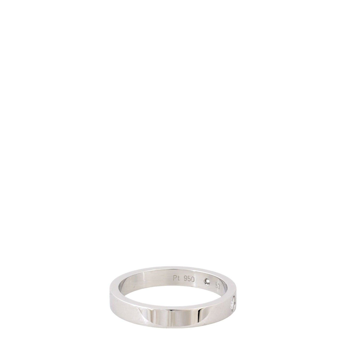 Cartier C de Cartier 2 Diamond Platinum Ring