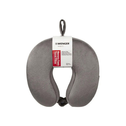Wenger Memory Foam Travel Pillow - Grey
