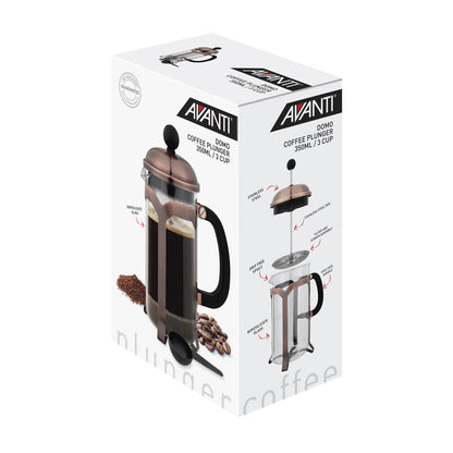 Avanti Domo Copper 3 Cup Coffee Plunger - 350Ml - Multi | Coffee Press | Coffee Plunger