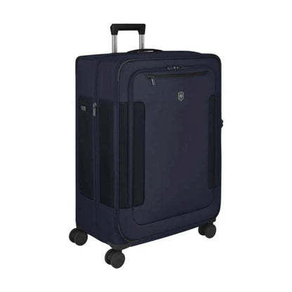 Victorinox 7.0 Werks Traveller Expandable Softside Suitcase Luggage L Navy Large