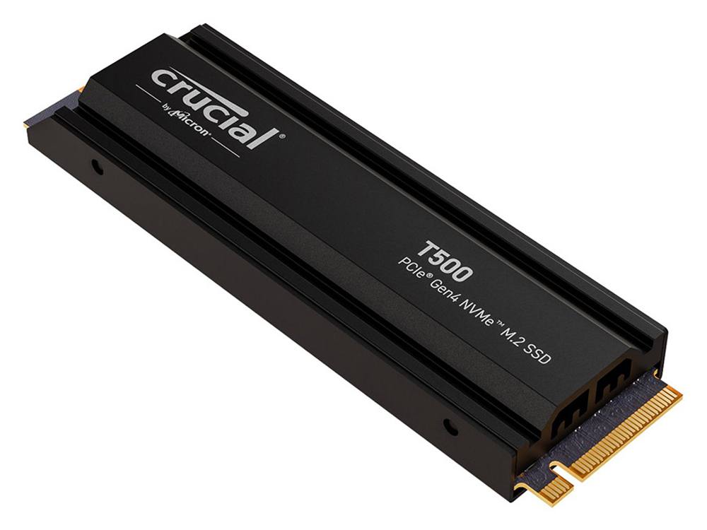 Crucial  T500 1TB PCIe Gen4 NVMe SSD with Heatsink