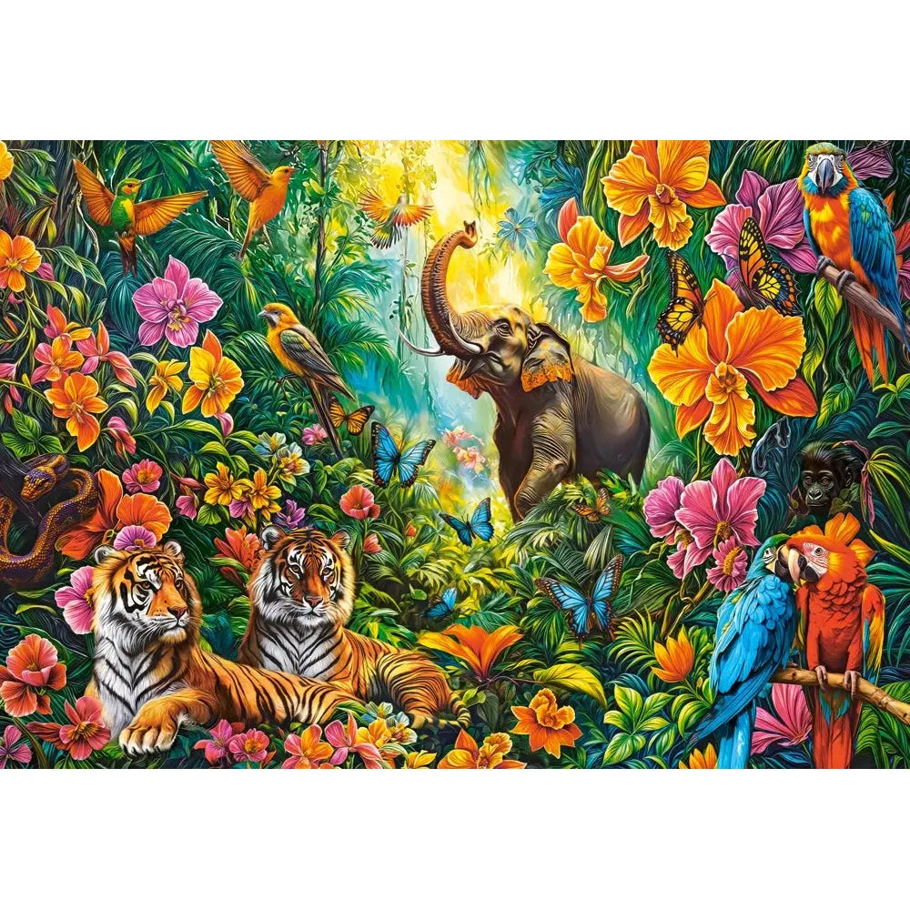 Castorland 1000-Pieces Blooming Jungle Puzzle