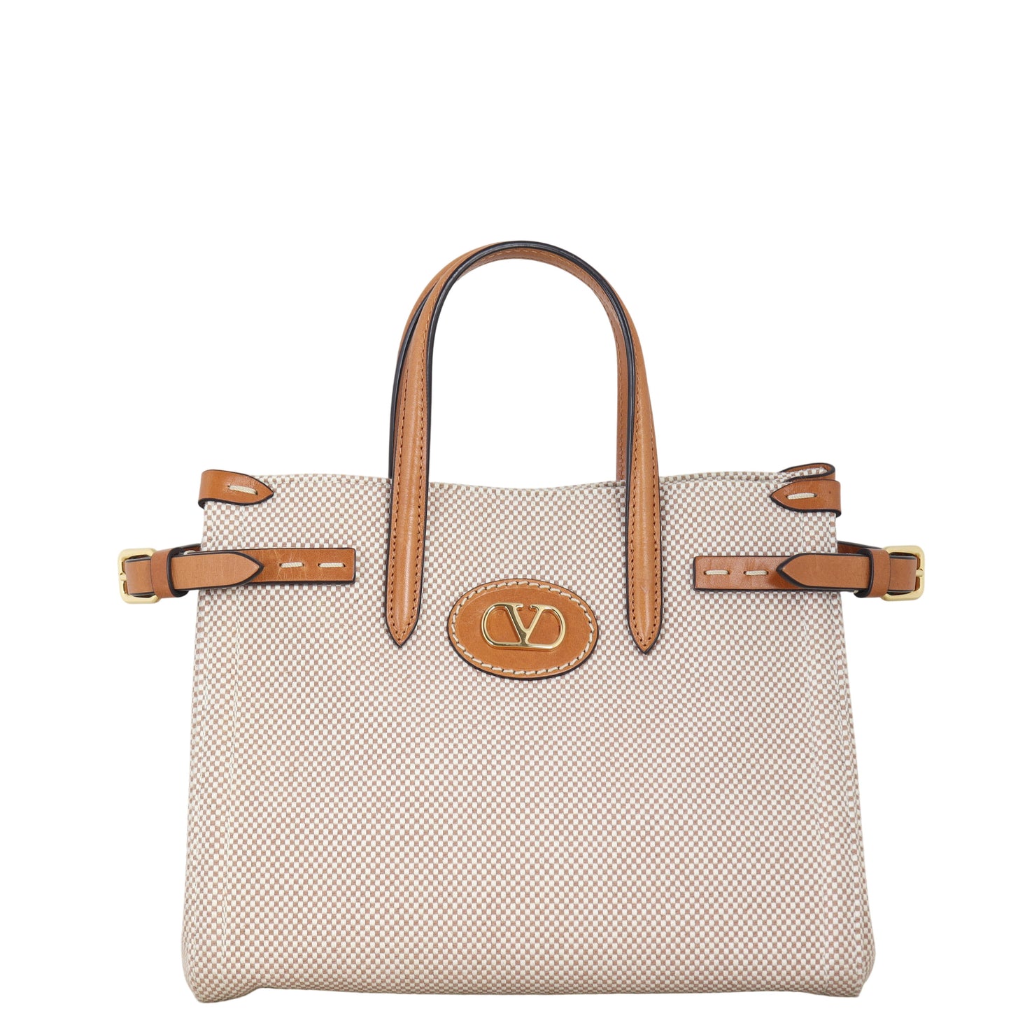 Valentino Antibes Canvas Tote Small