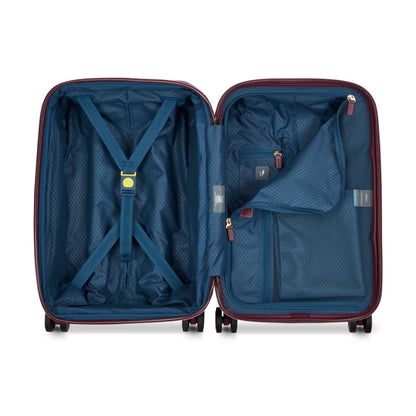 Delsey Chatelet Air 2.0 Carry On 4 Wheel Suitcase with TSA Lock Burgundy 55 cm