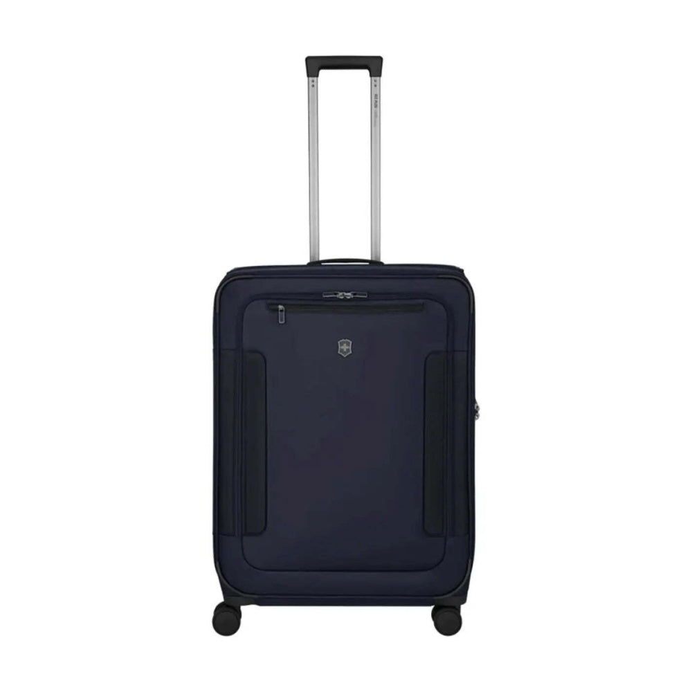 Victorinox 7.0 Werks Traveller Expandable Softside Suitcase Luggage L Navy Large