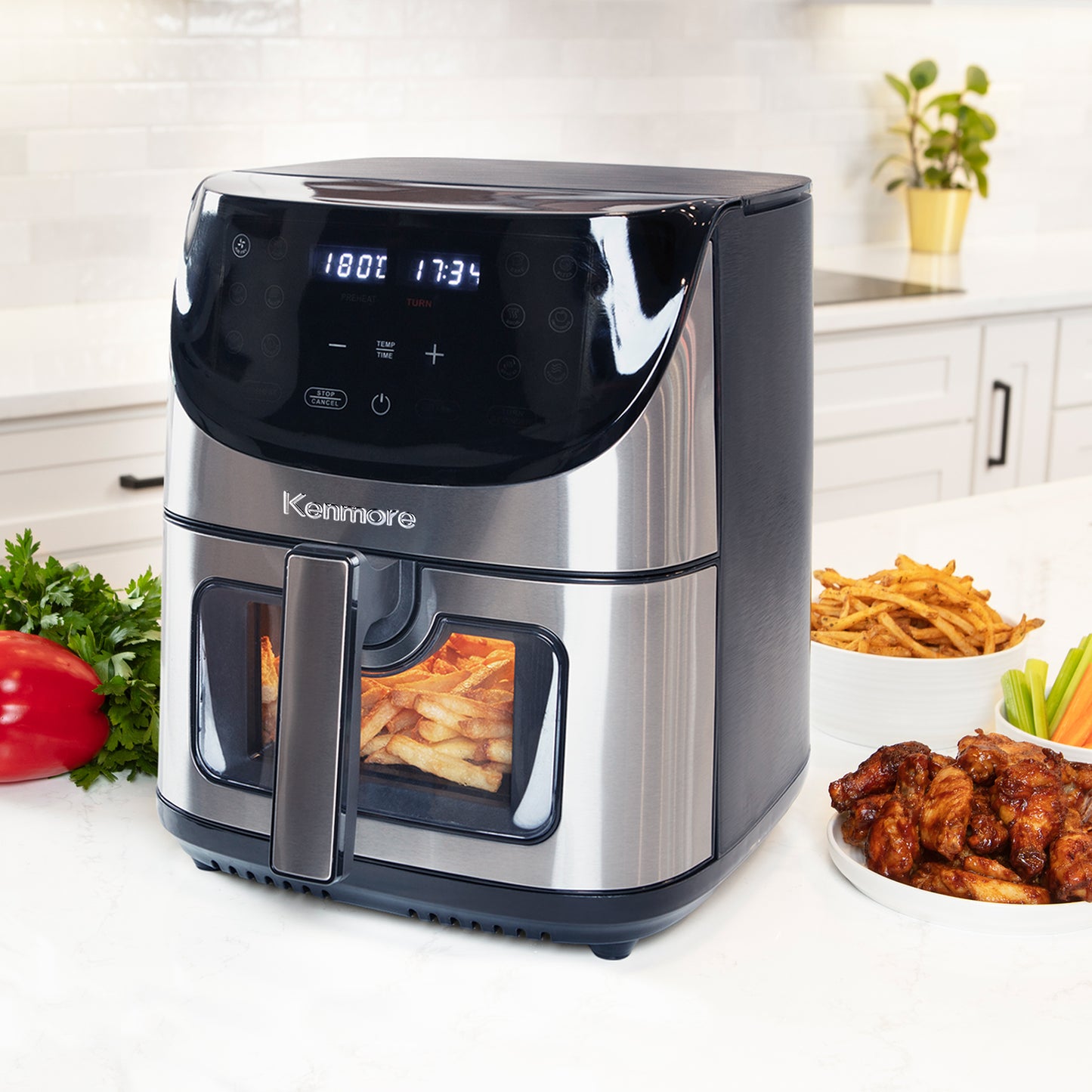 Kenmore Air Fryer 7.8L Stainless Steel