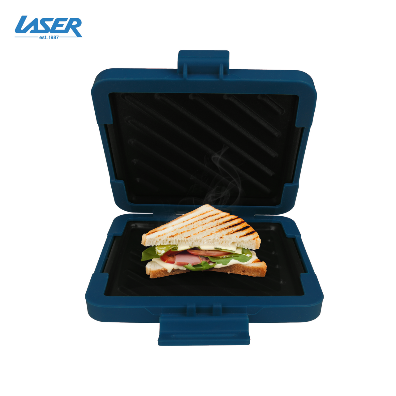 Laser Heatwave Tech Microwave Toastie Maker (Blue)