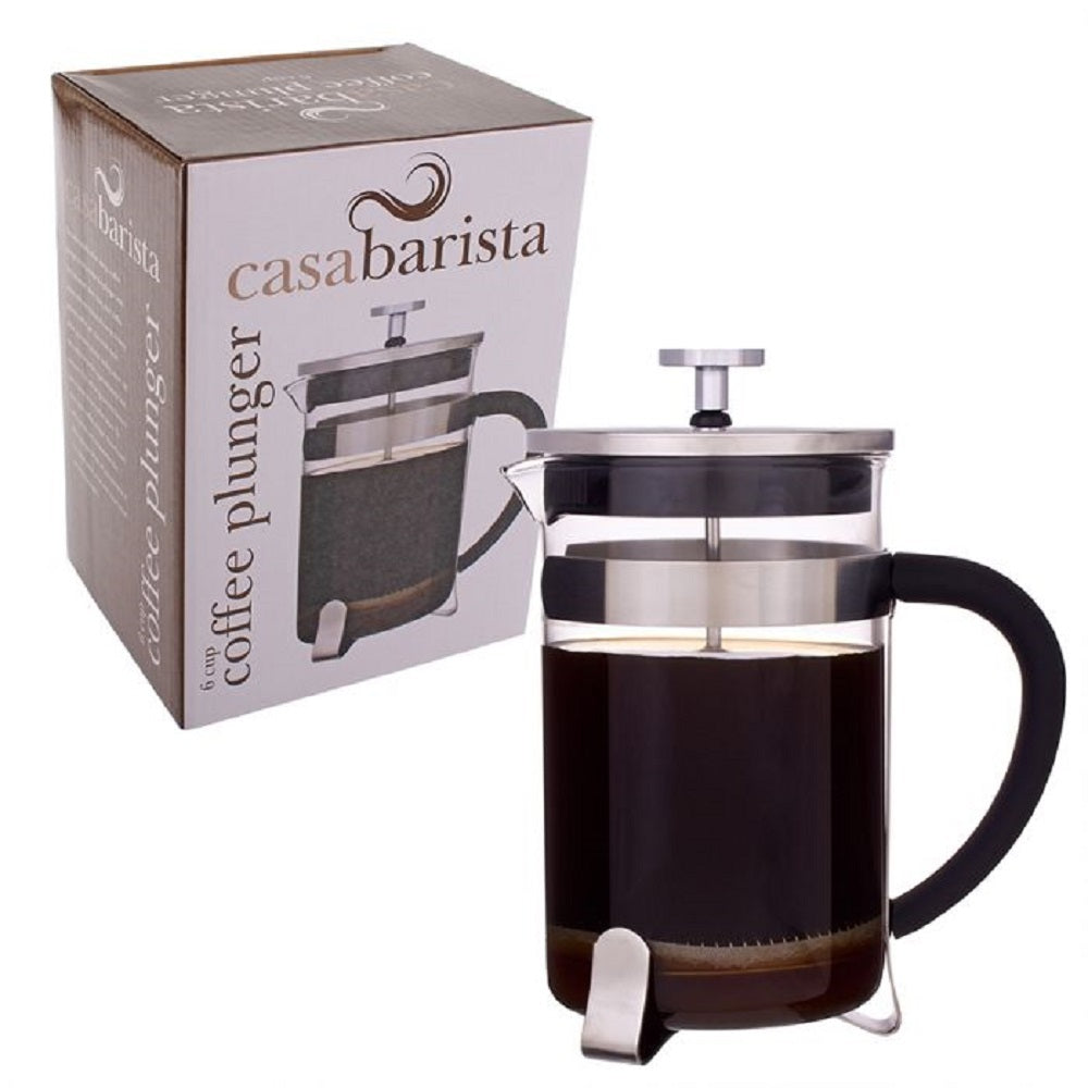 Casabarista 6-Cup/800ml Coffee Plunger Press Brewer with Scoop