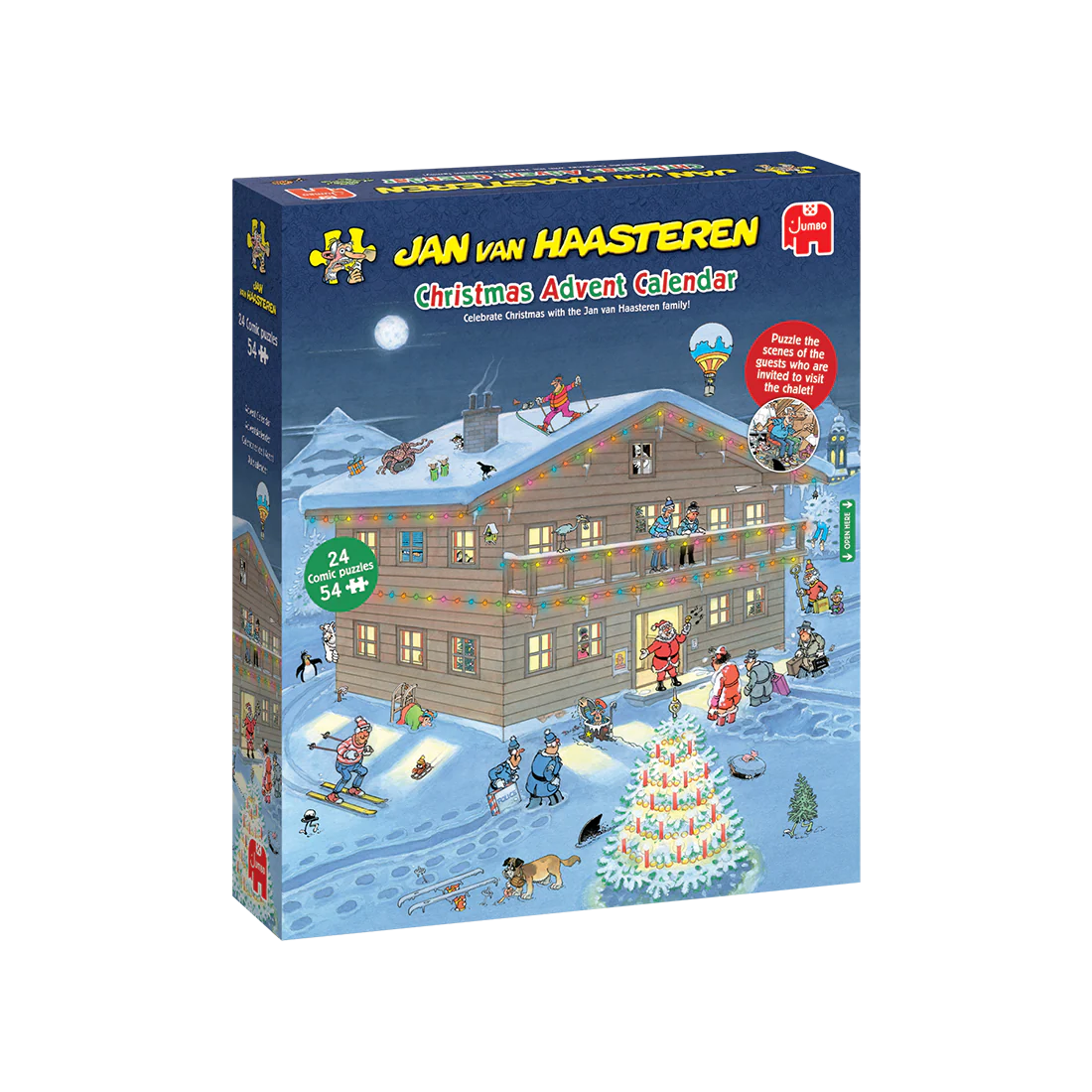Jumbo 54-Pieces Jan Van Haasteren Christmas Advent Calendar # 2 Puzzle