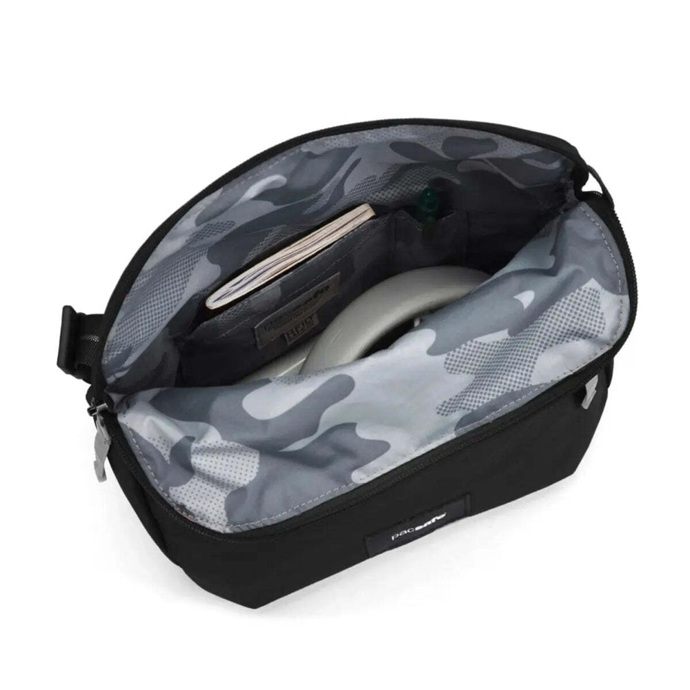 Pacsafe Go Anti-Theft Saddle Crossbody Bag - Jet Black
