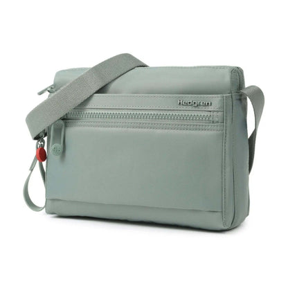 Hedgren Eye Neo RFID Pocket Recycled Water Repellent Crossbody Bag Green Milieu