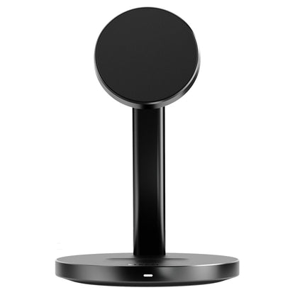 EFM Qi2 15W Duo Wireless Charge Stand with 20W Power Supply and 1.2M Cable (Black)