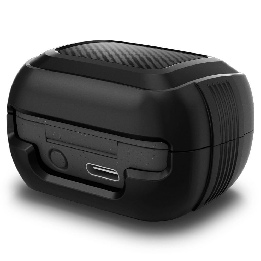 Spigen Sony LinkBuds WF-L900 Rugged Armor Case (Black)