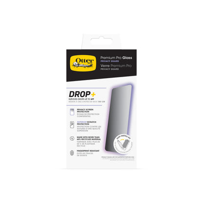 OtterBox Pro Glass Privacy iPhone 16 Screen Protector Clear