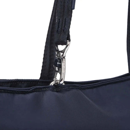 Pacsafe W Anti-Theft RFID Blocking Carryall 13" Laptop Tote Bag Navy