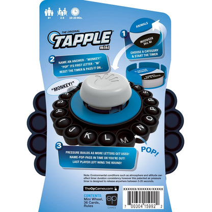 The Op The Original Tapple Mini Board Game
