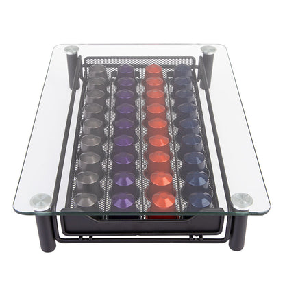 Casabarista Coffee Machine Stand with 36 Capsule Drawer Organiser For Nespresso