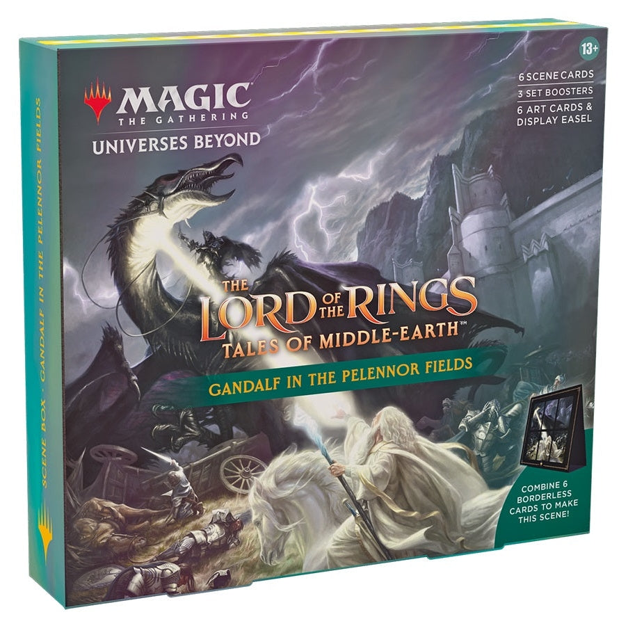 Wizards Of The Coast Magic the Gathering the Lord of the Rings Tales of Middle Earth Holiday Release Scene Box 4 Decks Per Display