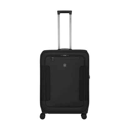 Victorinox 7.0 Werks Traveller Expandable Softside Suitcase Luggage L Black Large