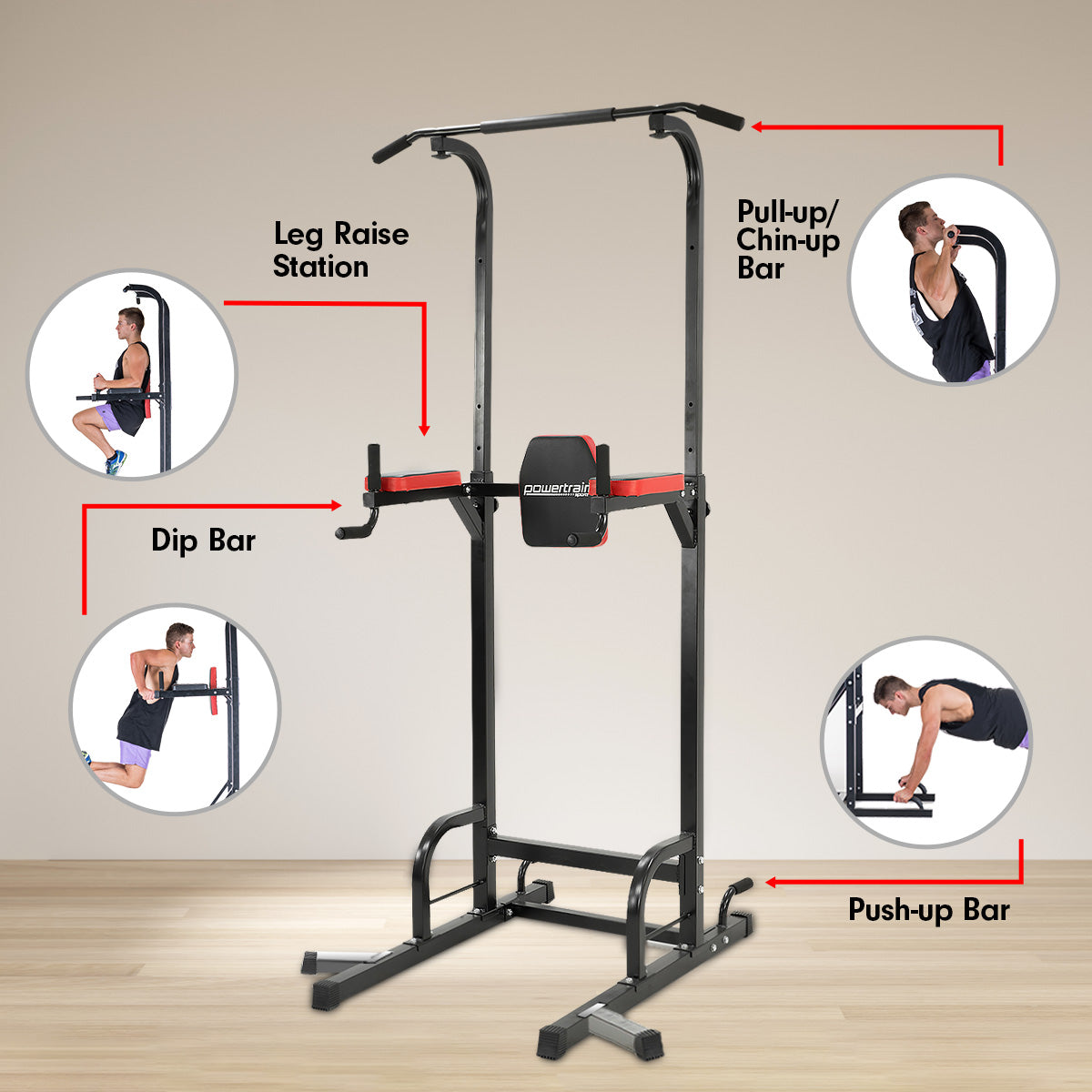 Powertrain Power Tower J06 Multifunction Strength Training Station