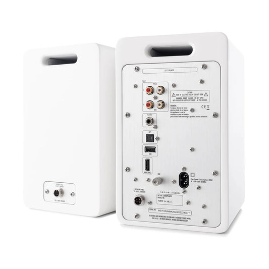 Argon Audio FORTE White A4 MK2 Bookshelf Speakers