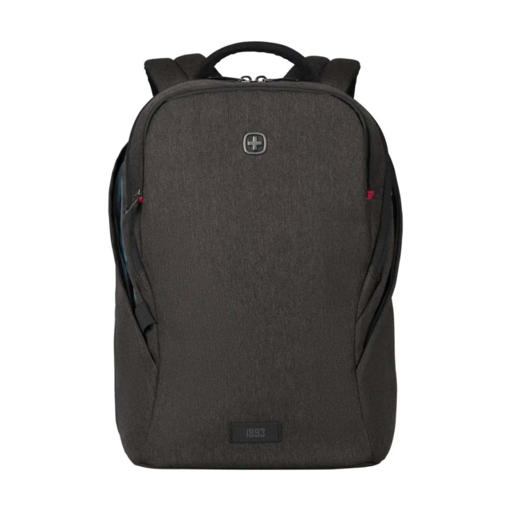 Wenger MX Light 16" Laptop Backpack Heather Grey SmartOrg Water Repellent