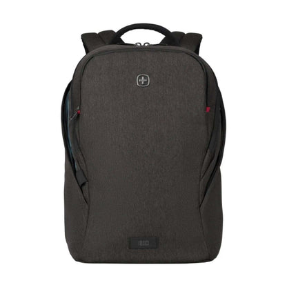 Wenger MX Light 16" Laptop Backpack Heather Grey SmartOrg Water Repellent