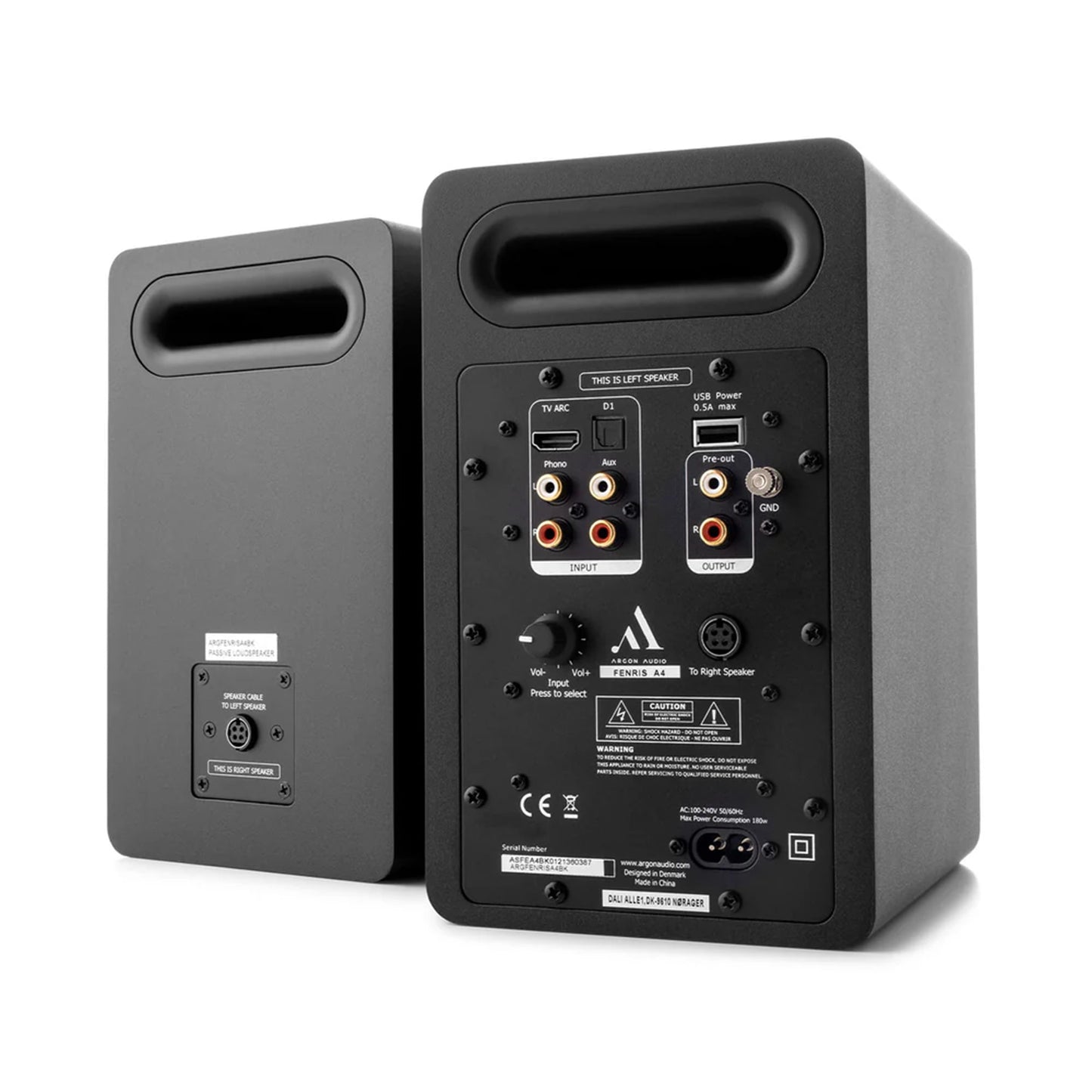 Argon Audio FENRIS Black Active 4 Speakers
