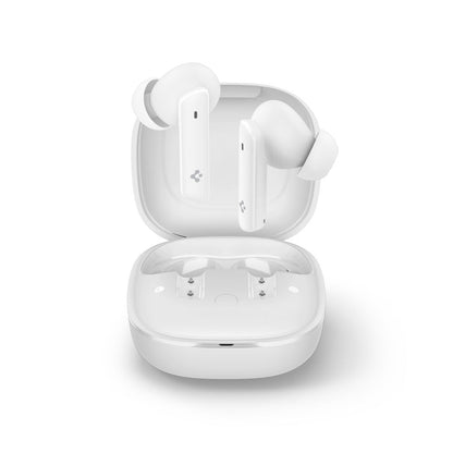 Spigen SPIGEN AUDIO Advanced Noise Cancellation Pro in-Ear Earbuds SA-TW P20 Earphone (White)