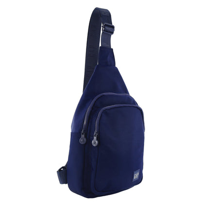 GAP Unisex Travel Nylon Crossbody/Sling Bag w/ Secure Zip 23x38cm Blue