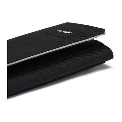 Pacsafe RFIDsafe Trifold Wallet - Jet Black