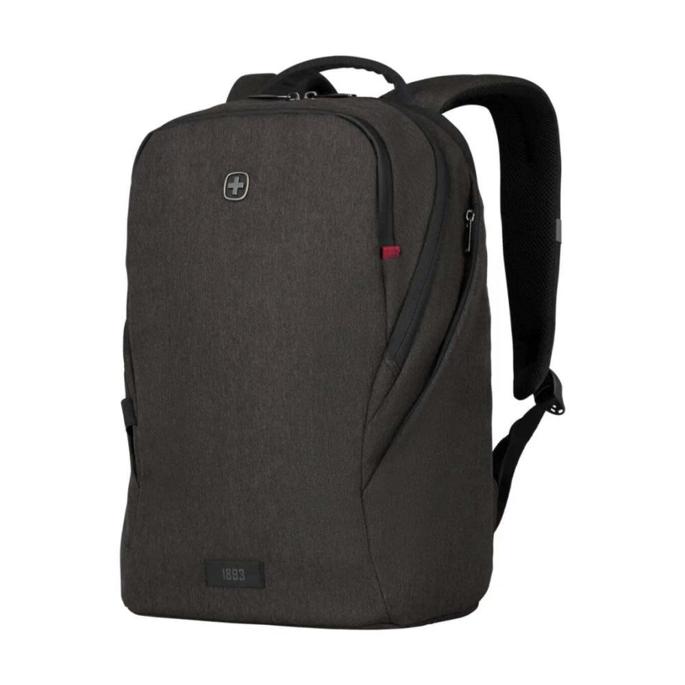 Wenger MX Light 16" Laptop Backpack Heather Grey SmartOrg Water Repellent