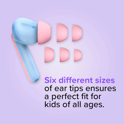 myFirst CareBuds Kids TWS Earbuds (Cotton Candy Mix)