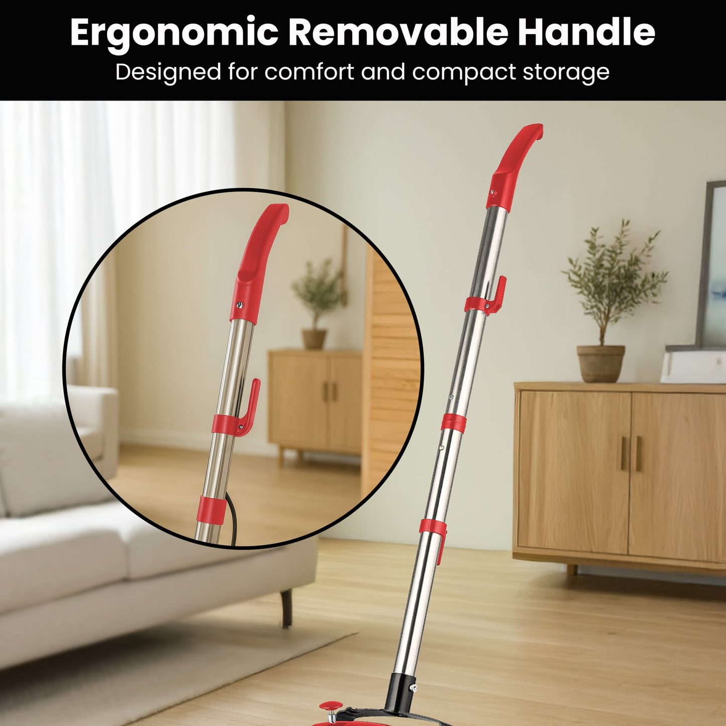 Hauskeeper Electric Floor Polisher Waxer/Buffer for Timber & Hard Floors