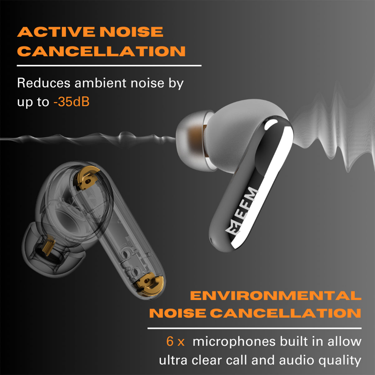 EFM Chicago TWS Earbuds (Black)