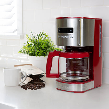 Kenmore Drip Coffee Maker 12‑Cup Red