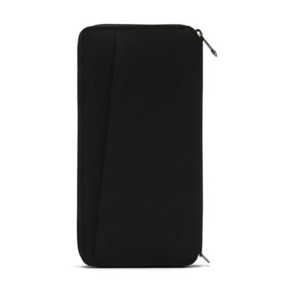 Pacsafe RFIDsafe RFID Blocking Mens Travel Wallet Recycled Polyester Jet Black