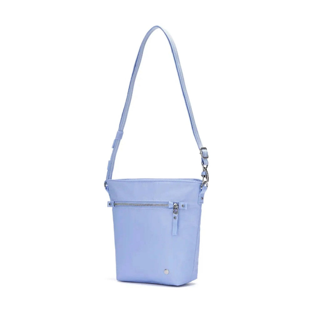 Pacsafe W Anti-Theft Crossbody Bag RFID Blocking Slashguard Secure Serenity Blue