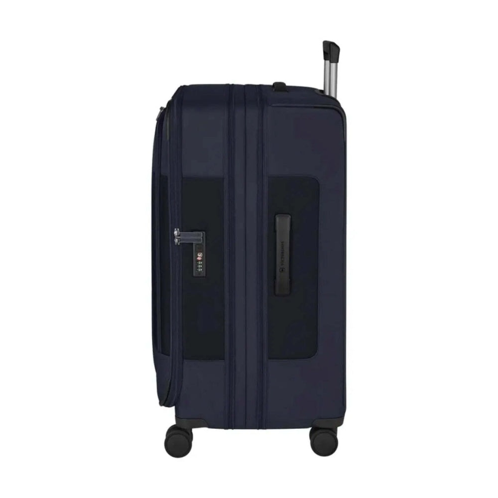 Victorinox 7.0 Werks Traveller Expandable Softside Suitcase Luggage L Navy Large