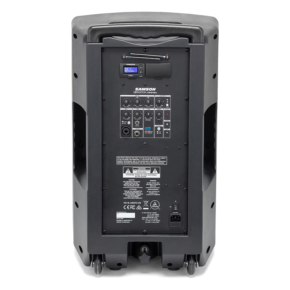Samson XP312w Rechargeable Portable PA Speaker