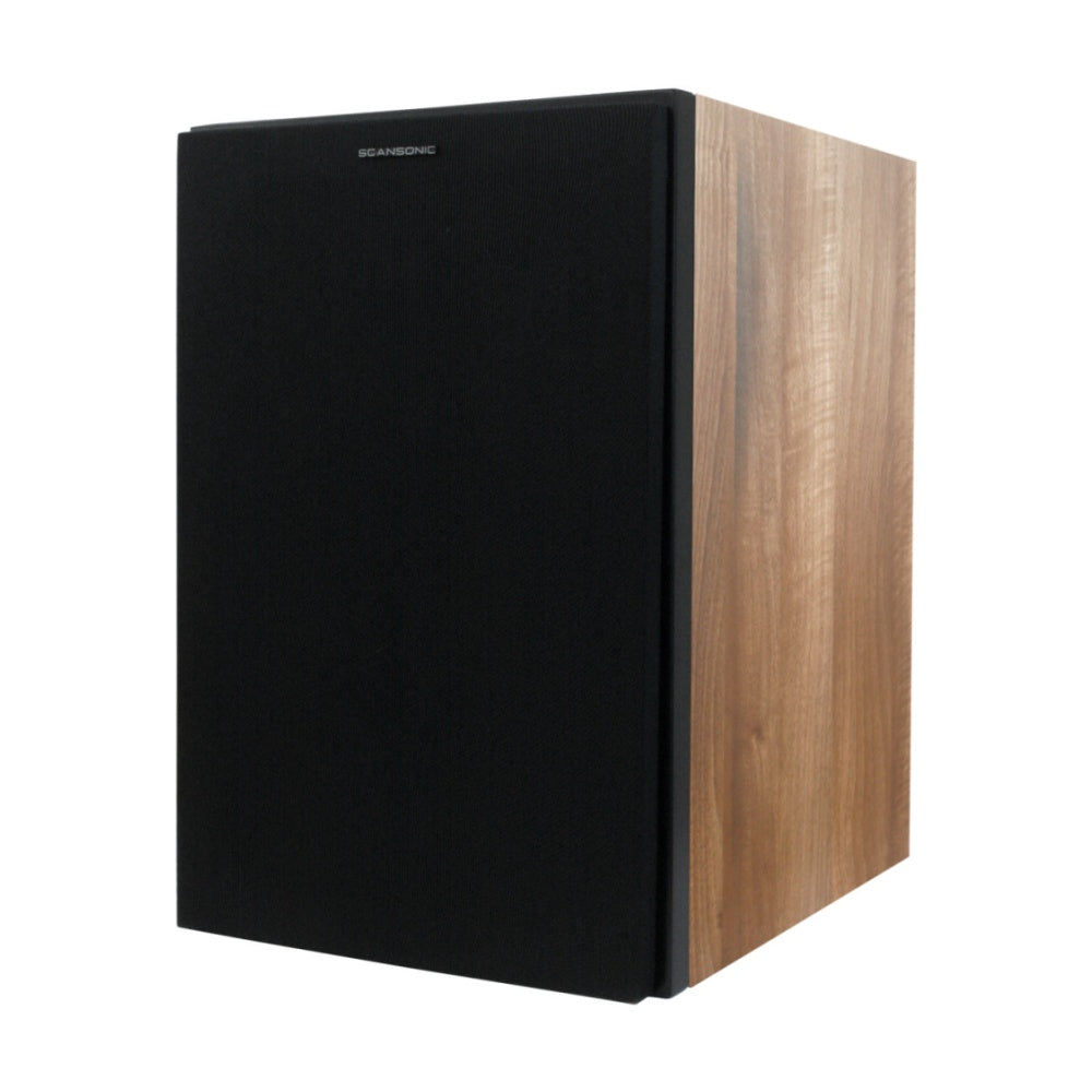 Scansonic HD 2-Pieces L5 Series Bookshelf Home Speakers 120W (Walnut)