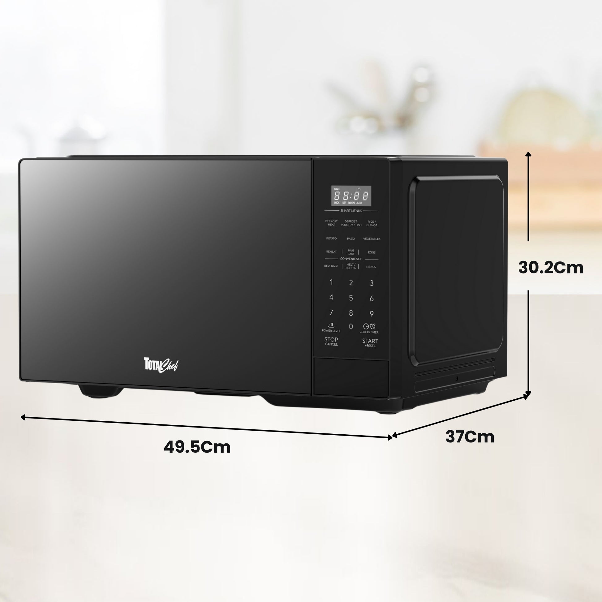 Total Chef 26L Countertop Microwave Oven 900w